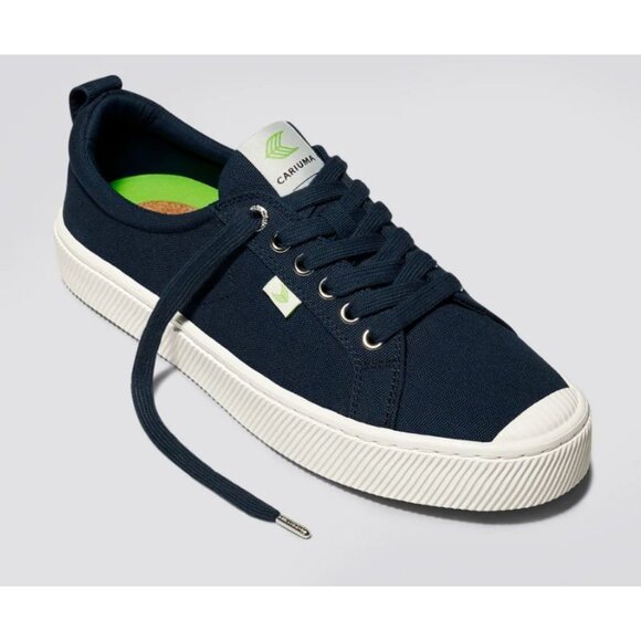 Cariuma Shoes - Cariuma OCA Low Navy Blue Canvas Sneaker Women's 7.5 Casual Comfortable